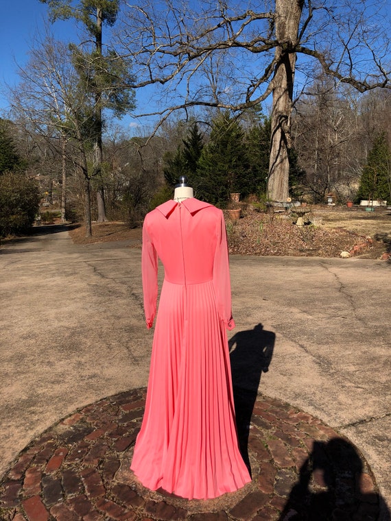 LOVELY 70's PINK GOWN/70's Dresses/70's Gowns/Ple… - image 3