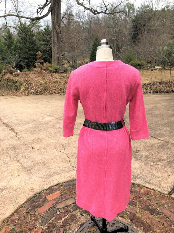 PRETTY PINK 60's BOUCLE Dress/60's Dresses/Boucle… - image 3