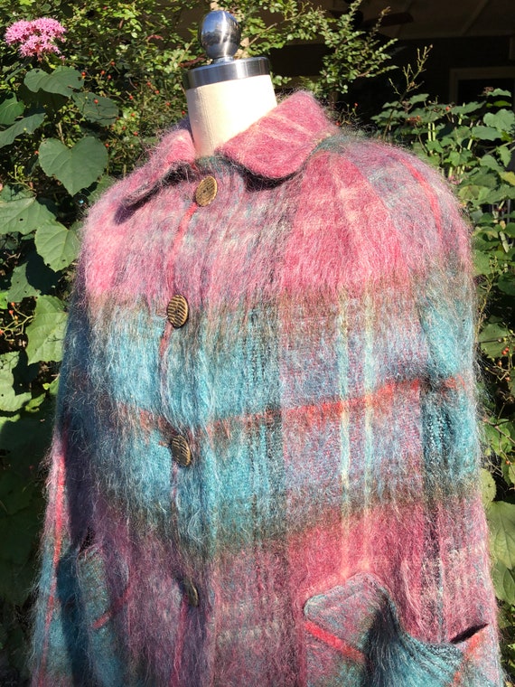 PLAID CAPE/Mohair Plaid Capes/Plaid Capes/The Scot