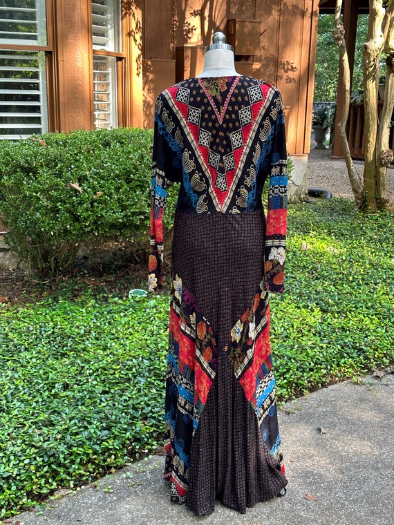 GORGEOUS 70's INDIAN COTTON Dress/70's Hippie Dress/Boho Dress/Indian Print Dress/Bohemian Dresses/Cotton Maxi Dresses/Mint Condition GORGEOUS 70's INDIAN COTTON Dress/70's Hippie Dress/Boho Dress/Indian Print Dress/Bohemian Dresses/Cotton Maxi Dresses/Mint Condition