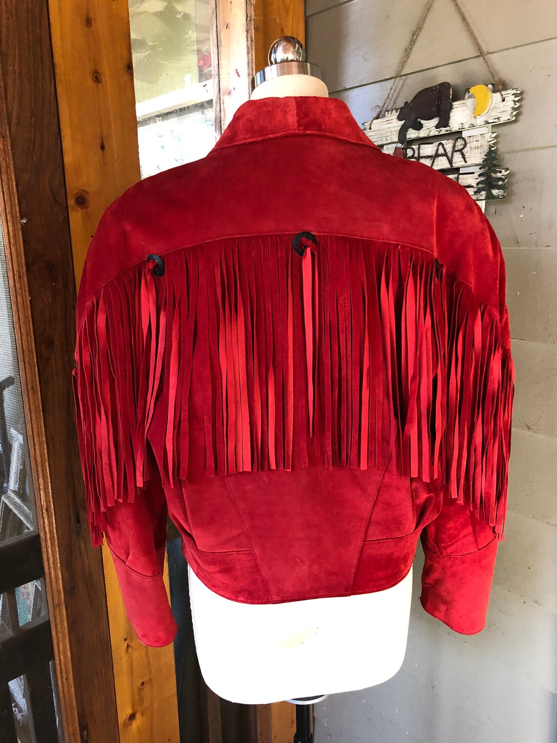 Western Fringe Jackets/80's Suede Jackets/80's Fringe Etsy