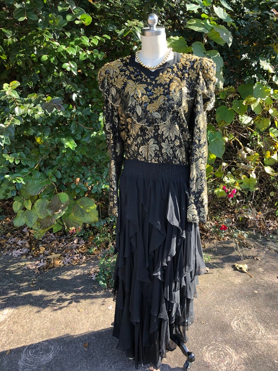 STUNNING DIANE FREIS Original Gown/Diane Freis/80… - image 10