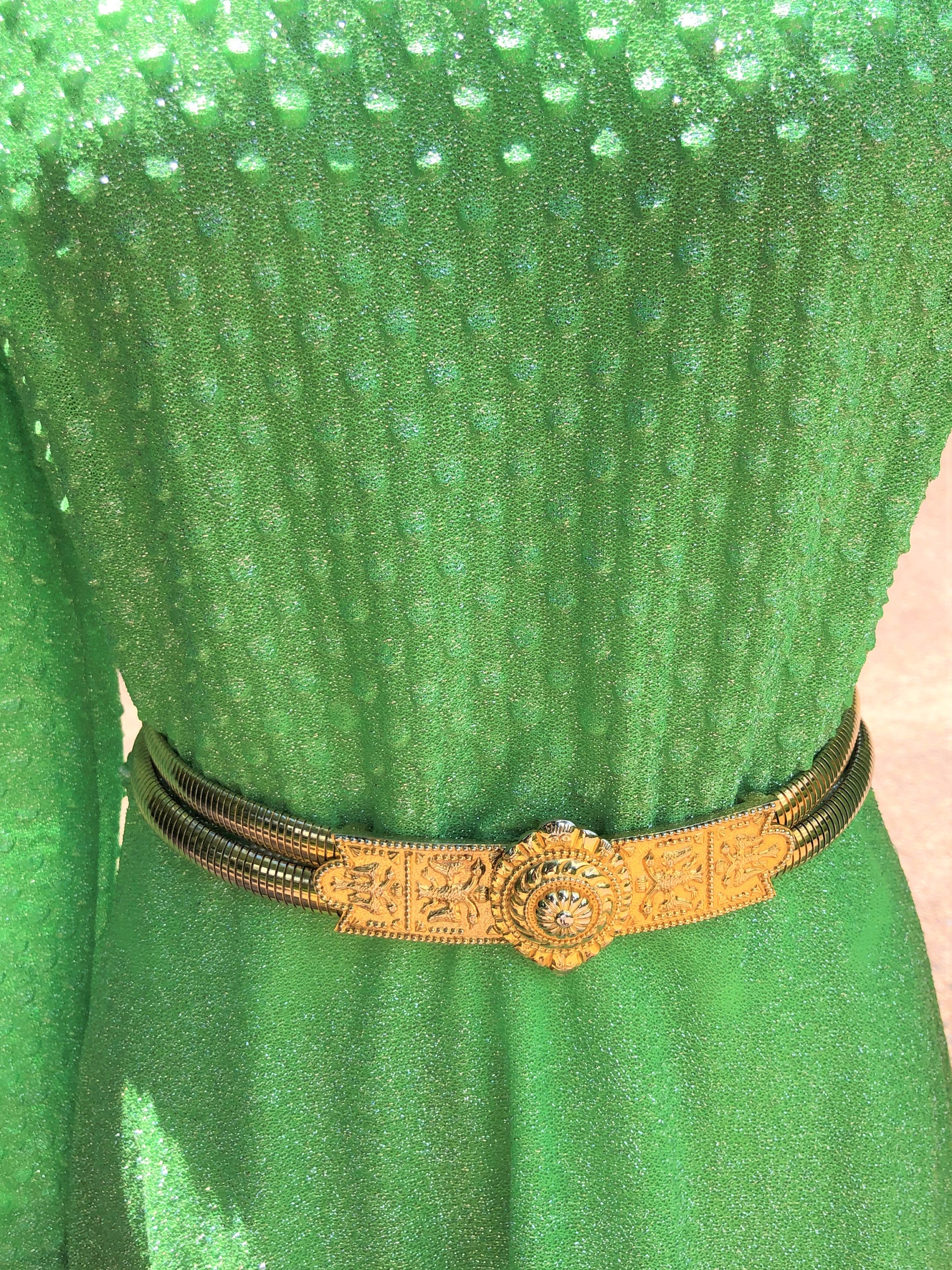 GORGEOUS JUDITH LEIBER Belt/etruscan Belts/80 display picture 2