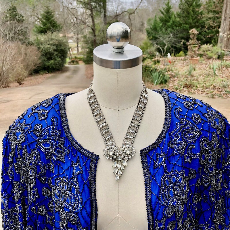 Royal Blue Sequin Jacket