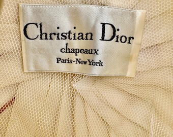RARE 60's CHRISTIAN DIOR Hat/designer Hats/christian Dior