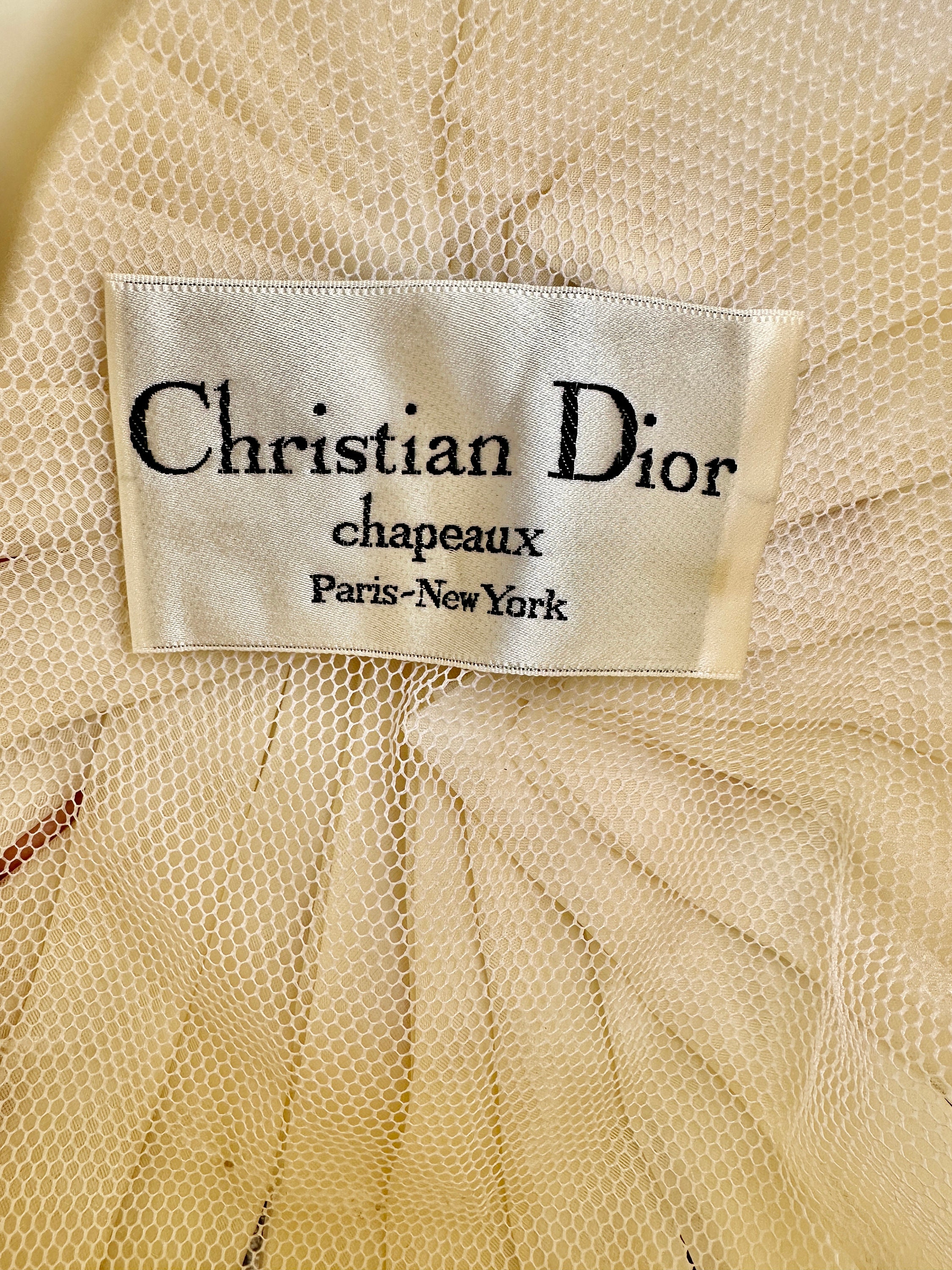 RARE 60's CHRISTIAN DIOR Hat/designer Hats/christian Dior RARE 60's CHRISTIAN DIOR Hat/designer Hats/christian Dior