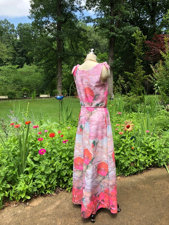 70's Vintage Momentum Dress/70's Floral Dresses/7… - image 2