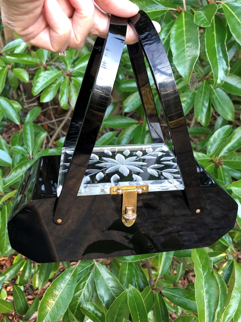 LUCITE Handbags/lucite Purses/vintage Lucite Handbags/florida Etsy