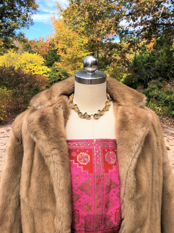 Emilio Pucci, RARE EMILIO PUCCI 60's Faux Mink/Emilio Pucci/60's Faux Furs/Vintage Faux Furs/Faux Fur Jackets/60's Coat/60's Jacket/Good Vintage Condition