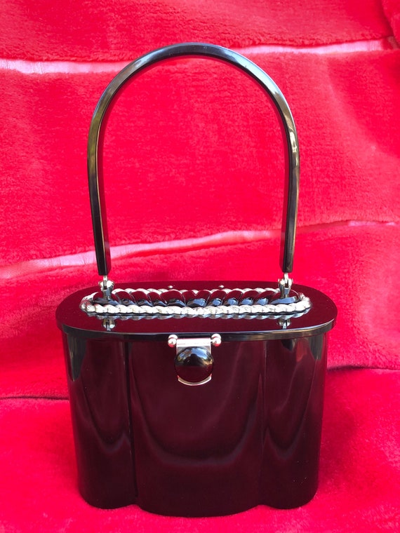 RARE RIALTO Lucite Handbag/Lucite Handbags/Lucite