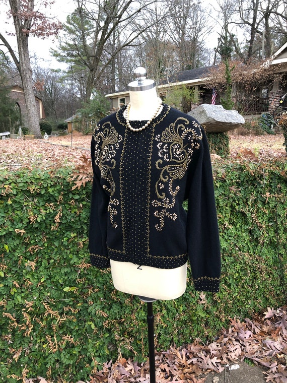50's Vintage Sweater/50's Vintage Cardigan/50's Sw