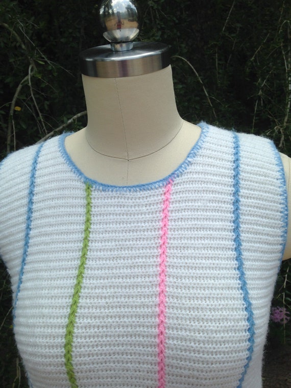 1970's Bulkee Knit Sleeveless Sweater