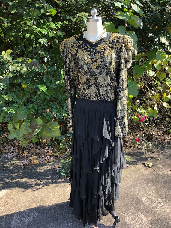 STUNNING DIANE FREIS Original Gown/Diane Freis/80… - image 2