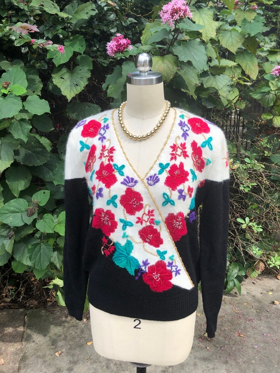 80s hotsell sweater fashion