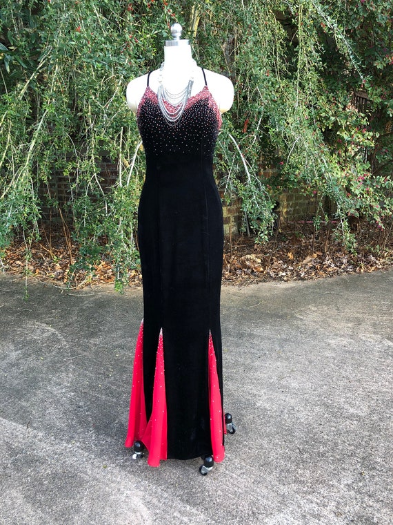80's PROM Dress/80's Prom/80's Prom Gown/80's Pro… - image 1