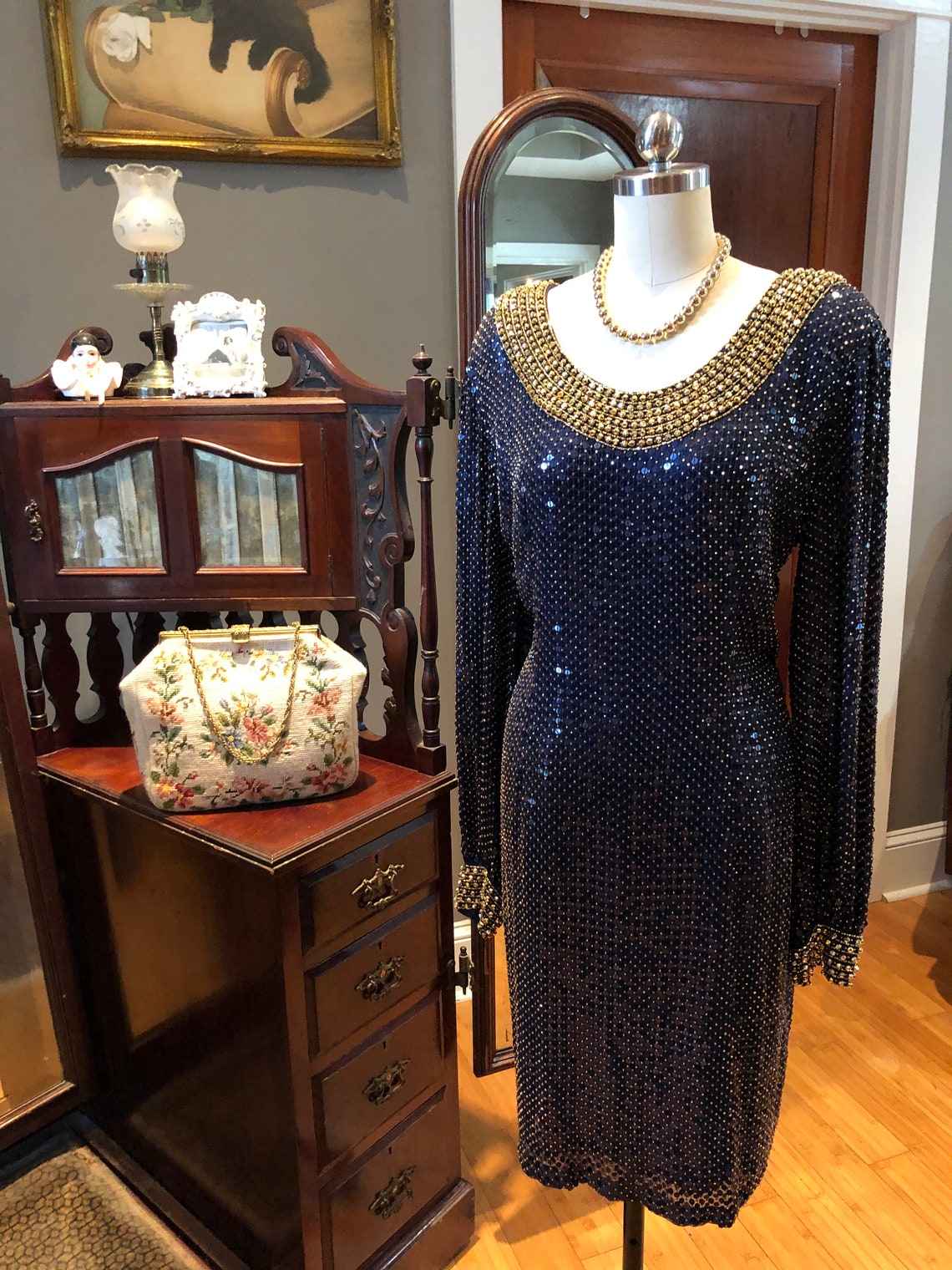 black tie oleg cassini vintage