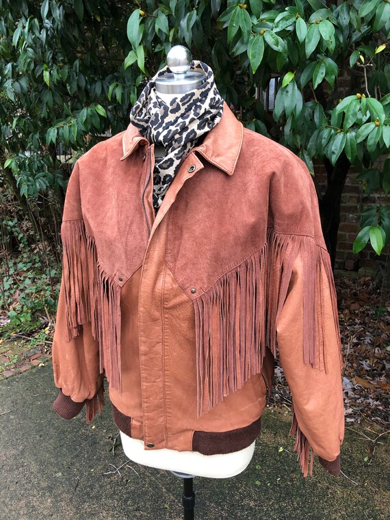 plus size suede fringe jacket