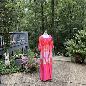 Psychedelic Mumu - Etsy