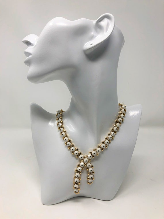 RARE 60's CROWN TRIFARI Necklace/Crown Trifari/Fl… - image 3