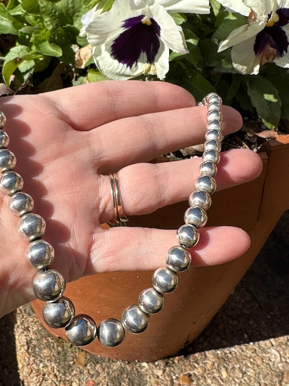 GORGEOUS TIFFANY STERLING Necklace/Tiffany/Sterling Necklace/Tiffany Necklaces/Authentic Tiffany/80's Sterling Necklace/Mint Condition View 2