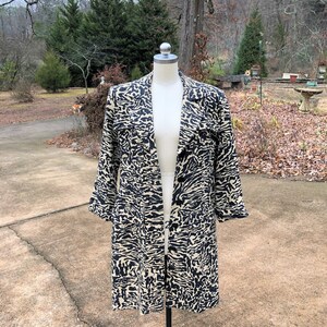 RARE YVES SAINT Laurent 80's Dress/Rive Gauche Coat/Designer Animal Print Coat/Animal Print Dress/Yves Saint Laurent/Mint Condition image 10