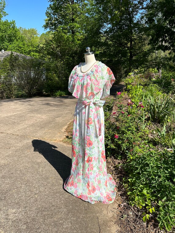 GORGEOUS 70's BUTTERFLY Maxi/70’s Floral Maxi/Flo… - image 9