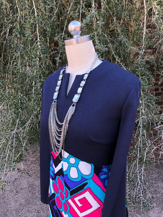 70's PSYCHEDELIC MAXI Dress/70's Long Dresses/Psychedelic Dresses/70's Dresses/70's Maxi Dresses/Floral Maxi Dress/70's Maxis/MINT Condition