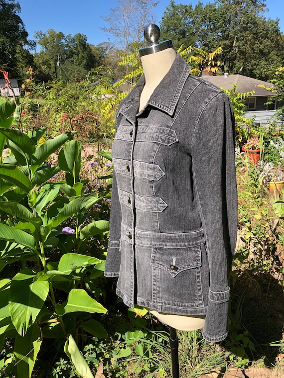 ESCADA Denim Jacket/80's Jackets/Escada Jackets/Co