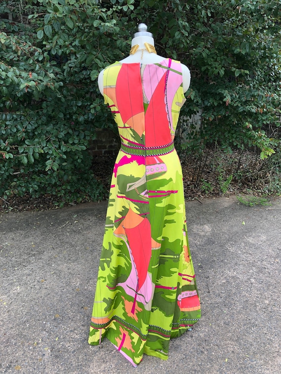 STUNNING 60's AREMIS PUCCI Contemporary Gown/Emil… - image 3