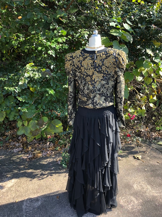 STUNNING DIANE FREIS Original Gown/Diane Freis/80… - image 3