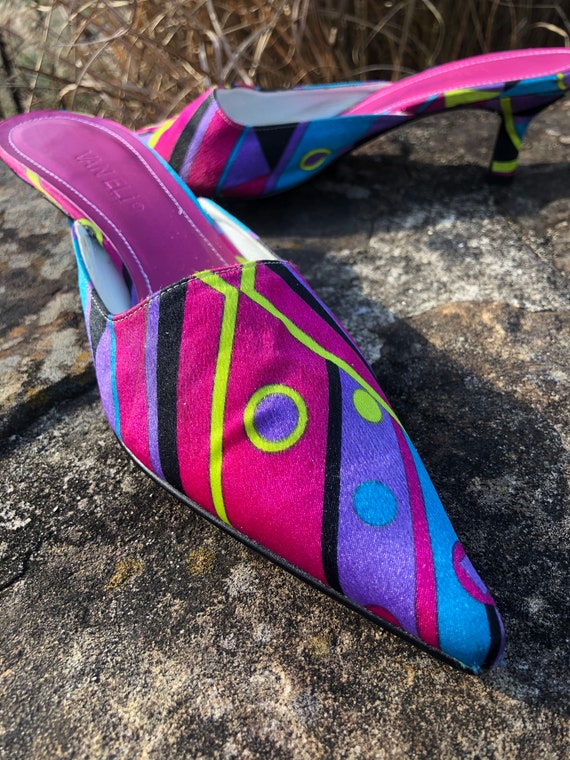 PUCCI Style Van Eli MULES/Pucci/80's Van Eli Shoes