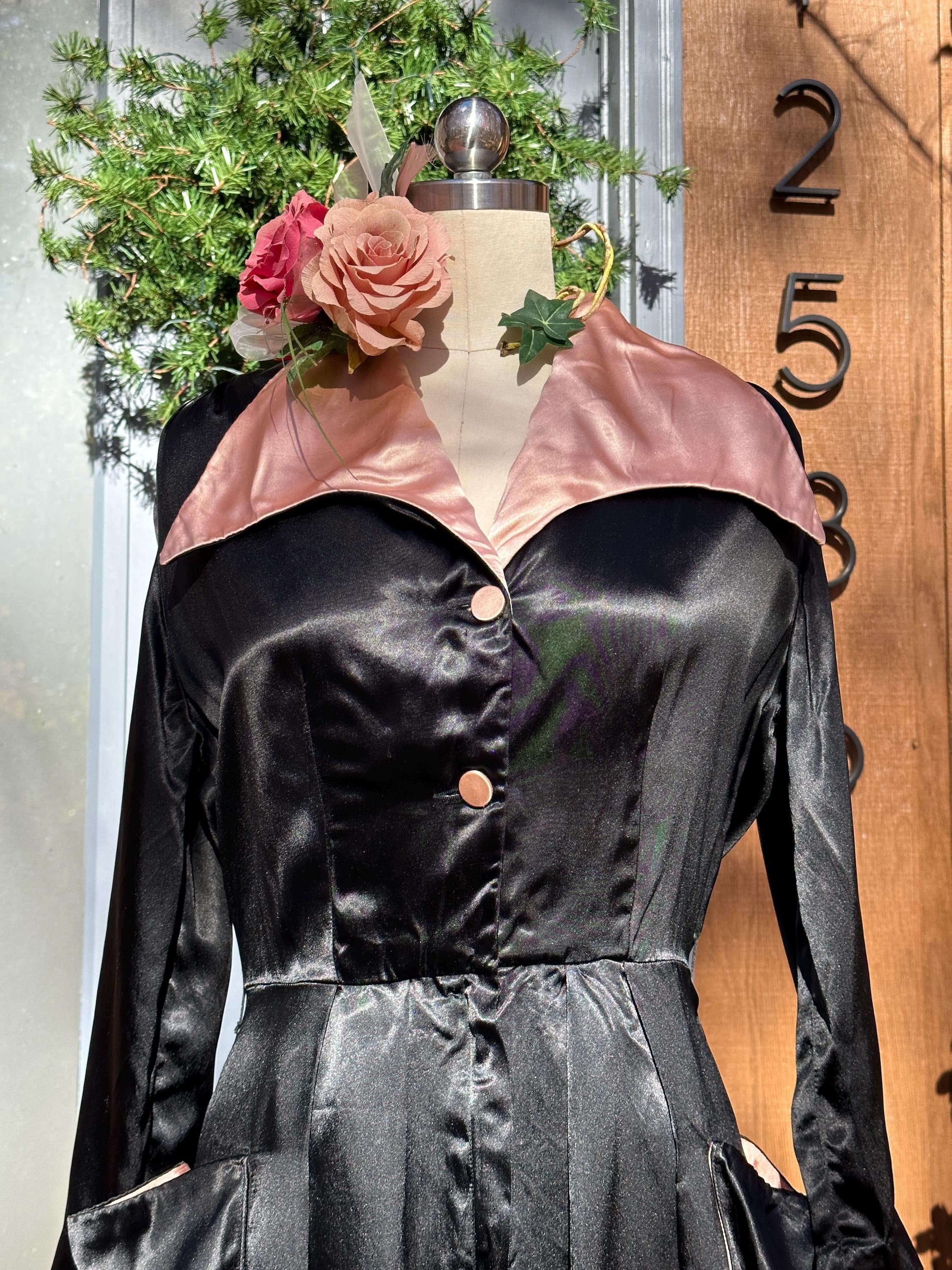 ヴィンテージ ウールガウン ローブ【1950's-】Vintage Wool Robe
