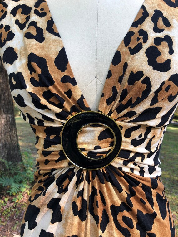 CACHET Leopard Dress/80's Leopard Dresses/80's Dre