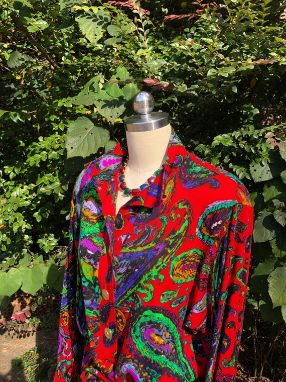 GORGEOUS 80's Leonard Paris Dress/The French PUCCI