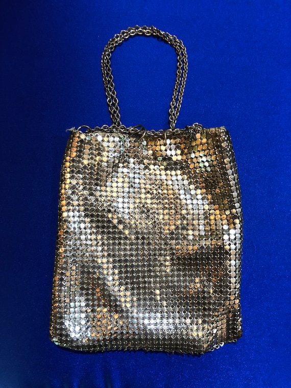 RARE Antique Mesh Chatelaine/Whiting and Davis Me… - image 6