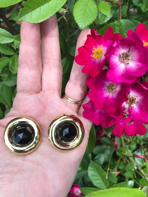 GORGEOUS 70's GIVENCHY Statement EARRINGS/Vintage… - image 3