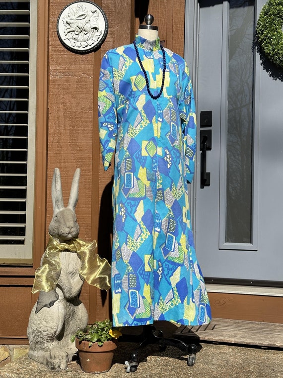 knee length dresses for ladies Cabana Palms Maxi Long Cocktail Hawaiian Dress Black / XL main image 0