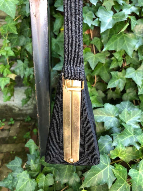 PRETTY 40's Corded Purses/Black Corde Purses/40's… - image 3