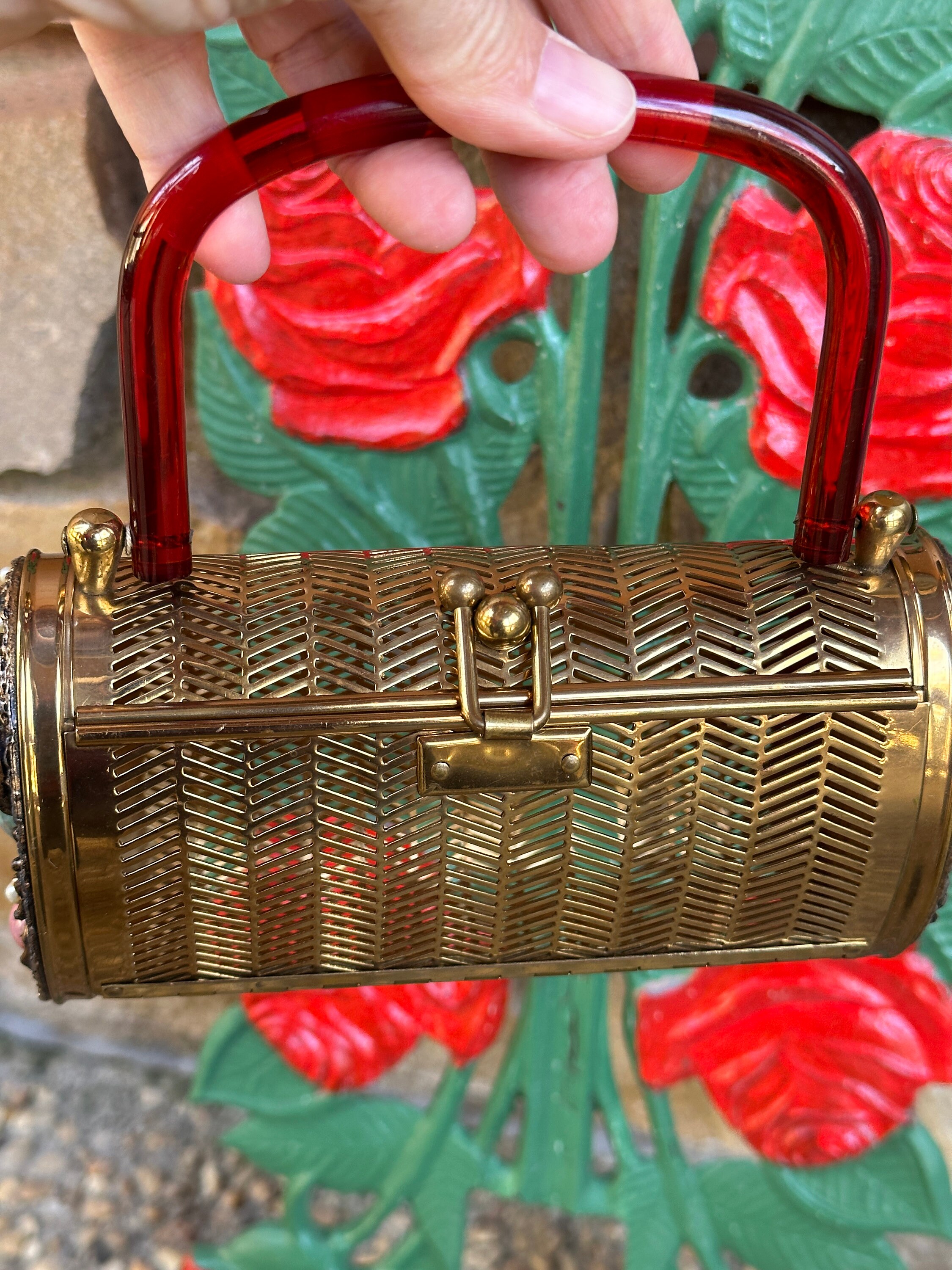 RARE Lucite Handbags/Lucite Purses/Lucite Bags/Dorset Rex Handbags/50's Lucite Handbags/50's Vintage Handbags/50's Purse/Near MINT CONDITION
