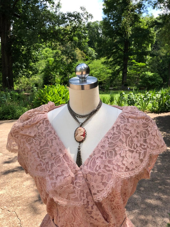 Helen of California 1950s Lace Inset Cotton Summer Dress & Shrug Set –  Featherstone Vintage