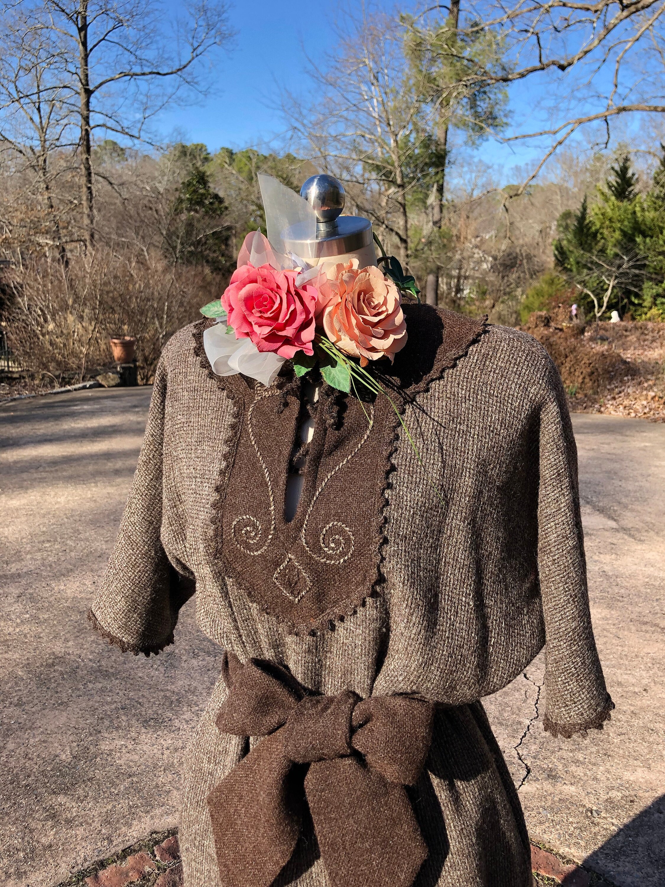 RARE 70's ANNA Roose XL Dress/jacob Wool Dress/70's Dresses