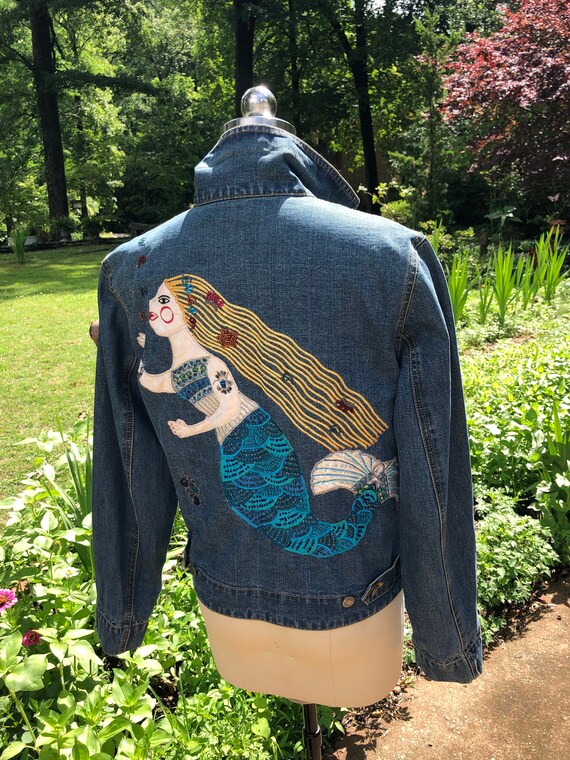 MERMAID Denim Jackets/Vintage Denim Jackets/Denim