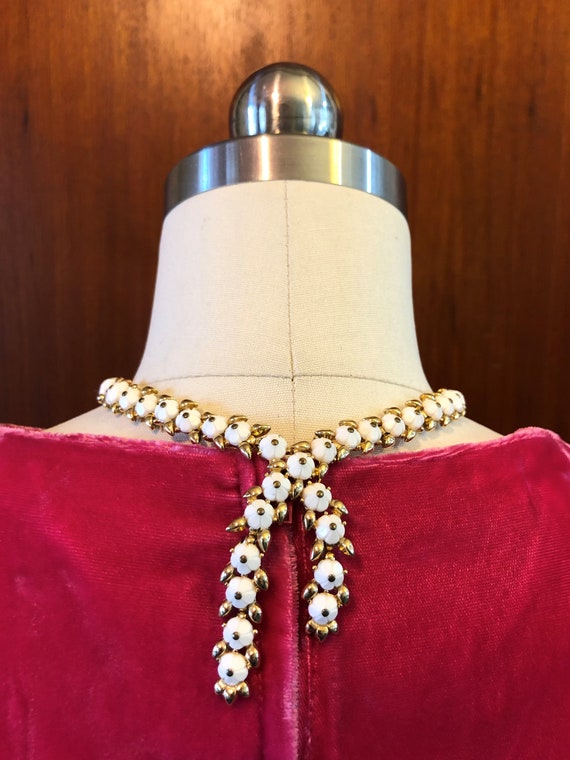 RARE 60's CROWN TRIFARI Necklace/Crown Trifari/Fl… - image 2