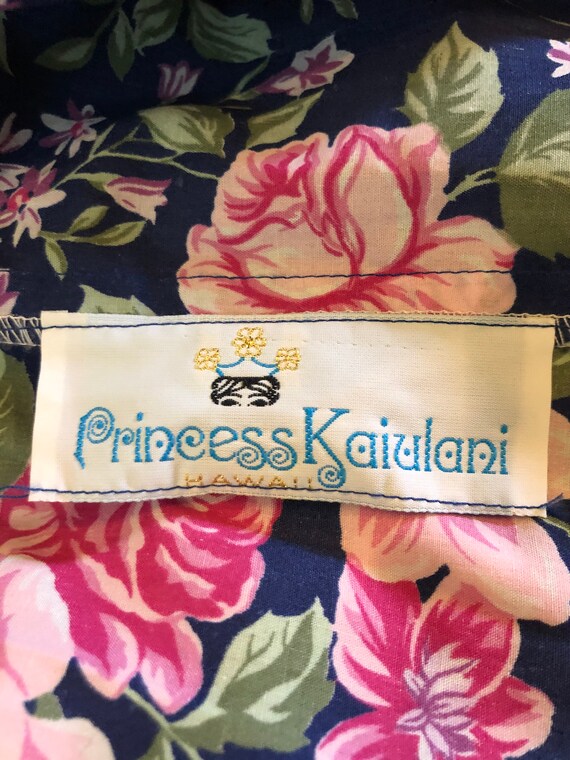 RARE 70's COTTAGE Core XL Floral Maxi/Princess Ka… - image 8