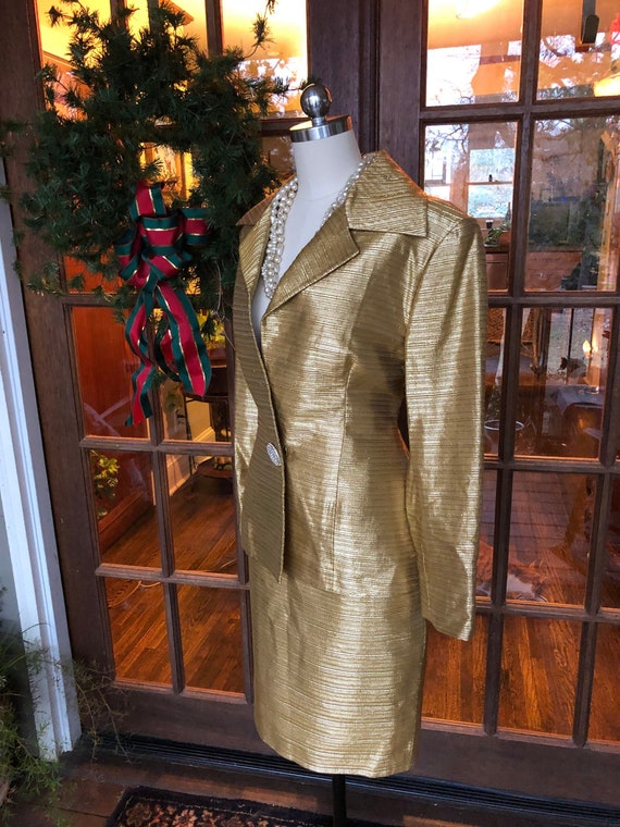 80s cocktail suit vintage - Gem