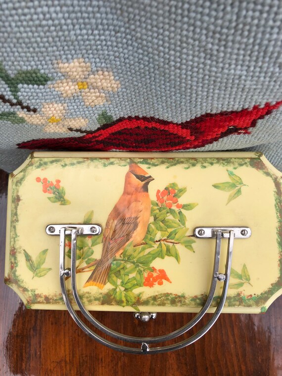 BIRD DECOUPAGE Handbag/Bird Box Purse/Bird Purse/… - image 5