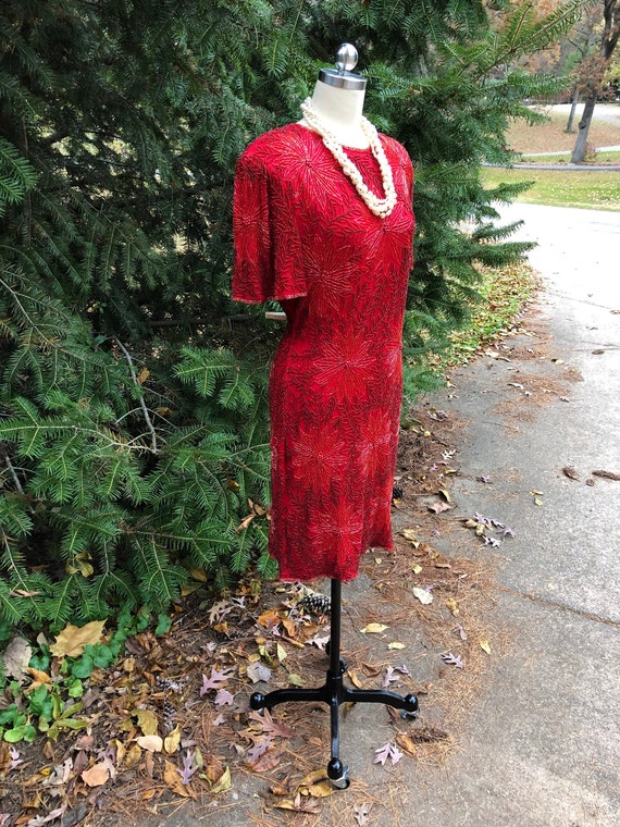 Laurence Kazar Dresses/Laurence Kazar/80's Sequin