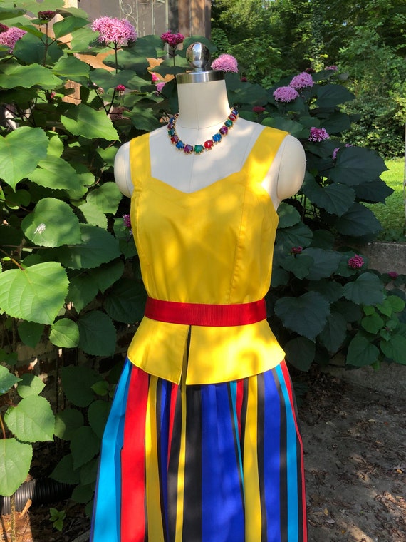 80's GAY PRIDE Vintage Dress/Gay Pride Dresses/Gay