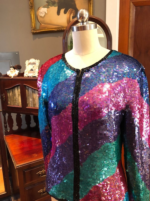 80s sequin jacket