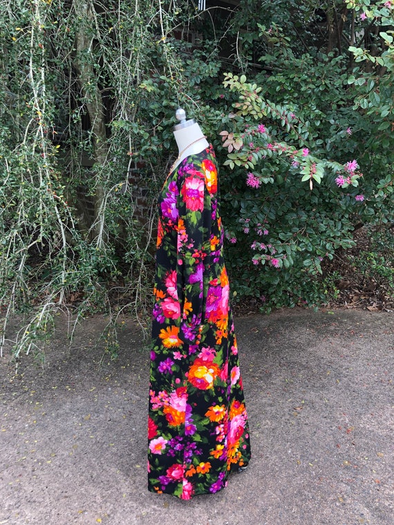 GORGEOUS 70's FLORAL Maxi/70’s Floral Prairie Dre… - image 5